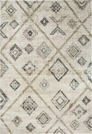 Dynamic Rugs CARLISLE 62014-060 Ivory and Grey